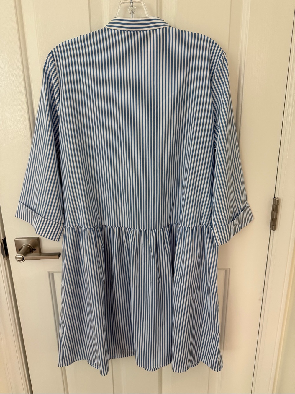 Tuckernuck Blue Stripe Royal Shirt Dress - Picture 4 of 7